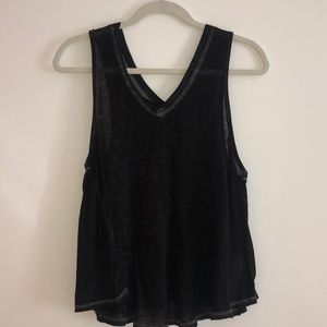 Flowy Free People tank top size S faded black